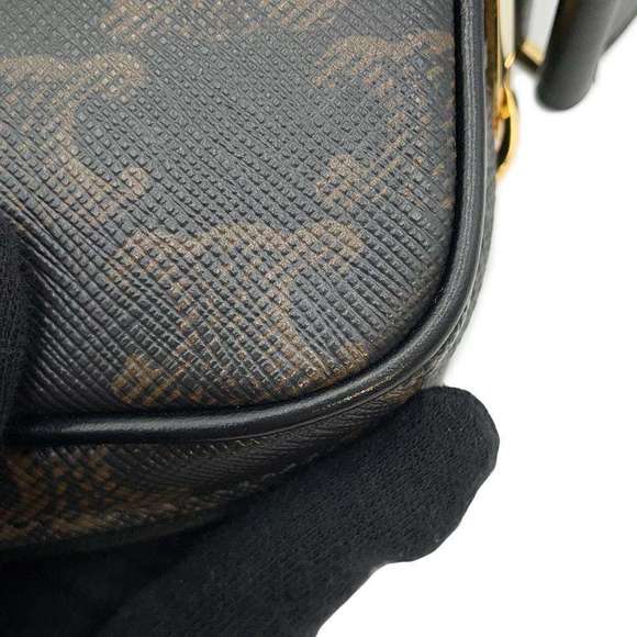 Celine Triomphe Messenger Bag Medium Shoulder Black - Picture 7 of 15